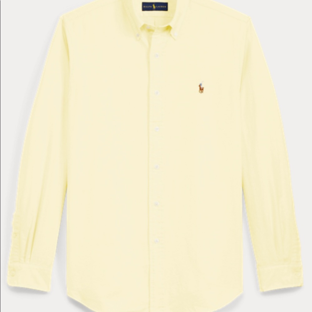 Yellow Ralph Lauren polo